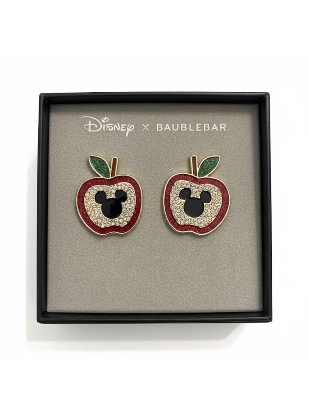 BaubleBar Red and Green Apple Earrings